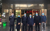 大渡口区刘正光副区长到亚洲胜游集团检查复工情形